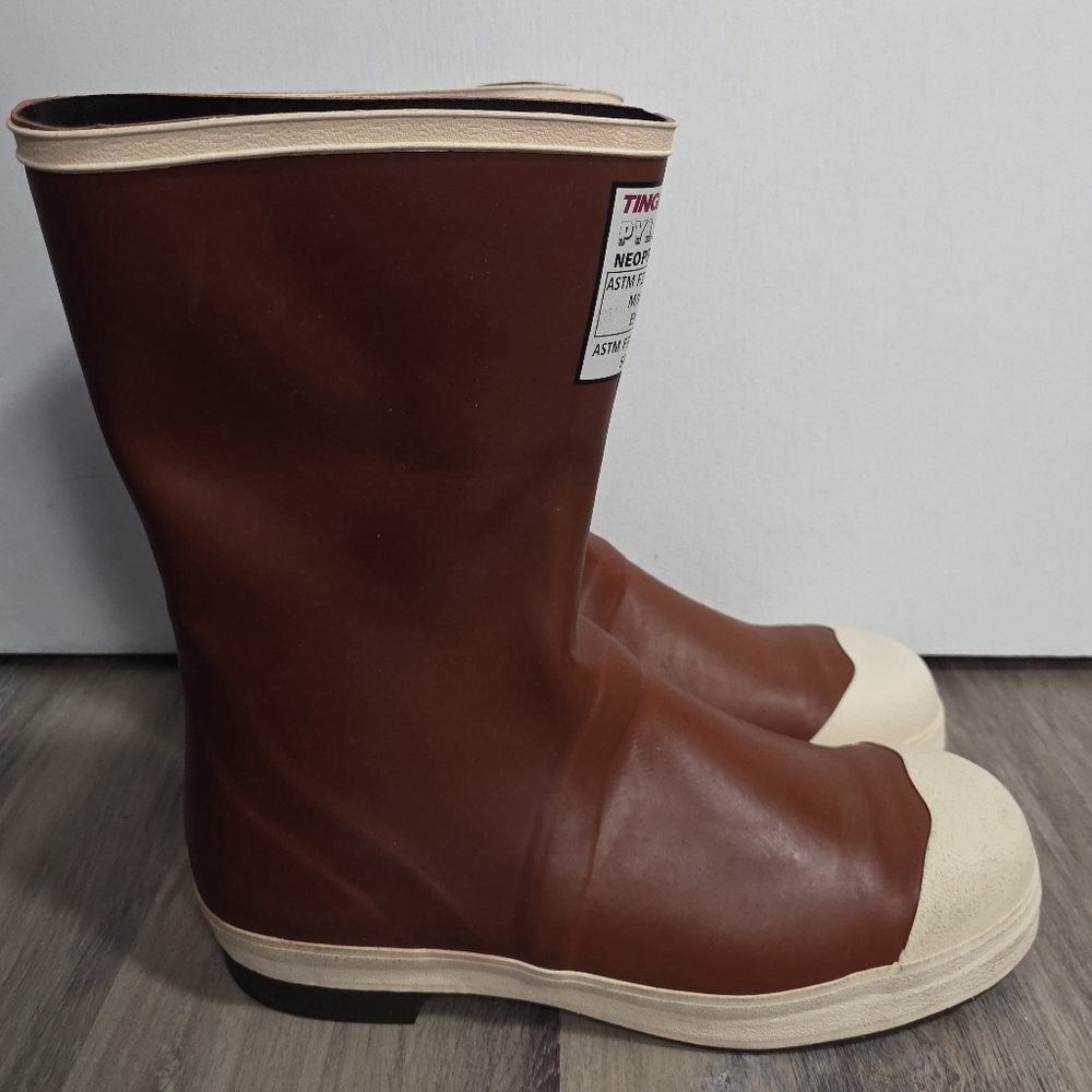 TINGLEY Pylon MB924B Neoprene Steel Toe Mid-Calf Boot Men's Size 12 - New - Picture 4 of 11